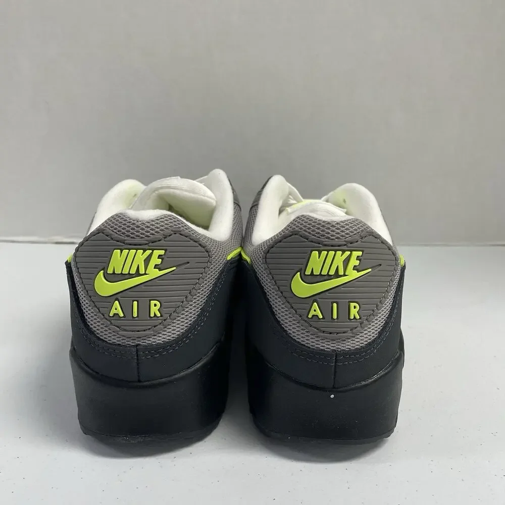 Nike Air Max 90 Neon IQ0289 010 Size 10 OG Black Grey Volt Retro Low Top Shoes
